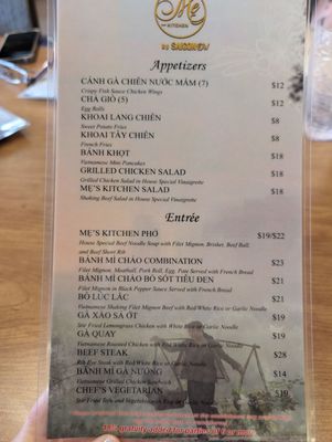 Menu photo 7 Me’s Kitchen Sacramento, CA