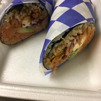 Ninja Cafe - Fully loaded sushi burrito - Asian Fusion Near Me - Blacksburg, Virginia
