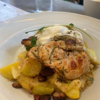 Maven - Roast chicken poutine, with truffle jus. - Breakfast & Brunch Near Me - Calgary, Alberta Maven - Roast chicken poutine, with truffle jus. - Breakfast & Brunch Near Me - Calgary, Alberta