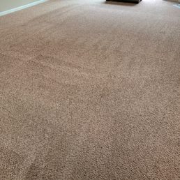 Family room, after cleaning syrup stains all over