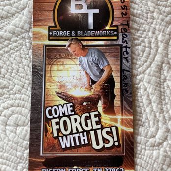 Circle Bar T Forge & Bladeworks - Sales flier - Knife Sharpening Near Me
