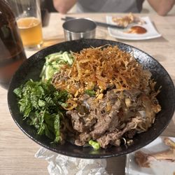 Rice Paddy Restaurant - Beef noodle salad