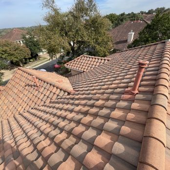Point Blank Solutions - After photo of roof wash - Handyman Near Me - Austin, Texas