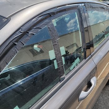 Shottenkirk Fort Bend Kia - Windows duct-taped shut due to faulty window regulators. - Car Dealers Near Me - Rosenberg, Texas