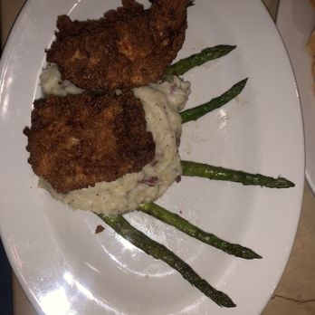 The Cheesecake Factory - Fried chicken chicken and mashed potatoes with asparagus - Desserts Near Me - Annapolis, Maryland The Cheesecake Factory - Fried chicken chicken and mashed potatoes with asparagus - Desserts Near Me - Annapolis, Maryland