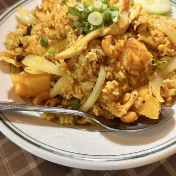 Thai Nakorn - Pineapple fried rice - Thai Near Me - San Bruno, California Thai Nakorn - Pineapple fried rice - Thai Near Me - San Bruno, California