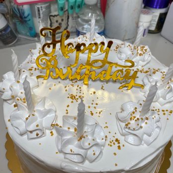 Nurys Cakes - a birthday cake on a table - Custom Cakes Near Me - Bayonne, New Jersey Nurys Cakes - a birthday cake on a table - Custom Cakes Near Me - Bayonne, New Jersey