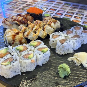 Hungry Bowl - Sushi platter (we picked a few different kinds) - Bubble Tea Near Me - Leominster, Massachusetts Hungry Bowl - Sushi platter (we picked a few different kinds) - Bubble Tea Near Me - Leominster, Massachusetts