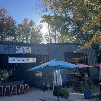 Zin Yoga Studio & Wine Lounge - Courtyard space - Yoga Near Me - Garner, North Carolina Zin Yoga Studio & Wine Lounge - Courtyard space - Yoga Near Me - Garner, North Carolina
