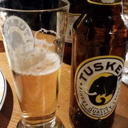 Tusker beer from Nairobi,  Kenya.
