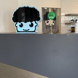the front desk of a coffee shop