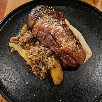 Pig in a Fur Coat - Duck Breast - New American Near Me - Madison, Wisconsin Pig in a Fur Coat - Duck Breast - New American Near Me - Madison, Wisconsin