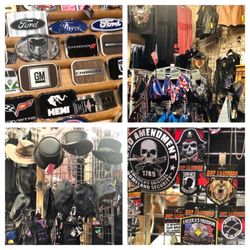 Buckles of Estes - Unique leather items , patches, biker wear for men and women. And of course belt buckles