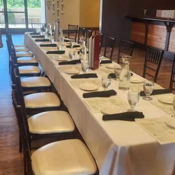 Garré Cafe - Seating for our group in the back room - Mediterranean Near Me - Livermore, California