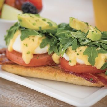 First Watch - BLT Benedict: Tasted good but hard to eat... - Cafes Near Me - Franklin, Tennessee