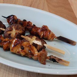 Mushroom and thigh skewers Mushroom and thigh skewers