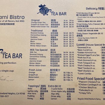 Umami Bistro - Menu - Noodles Near Me - Rowland Heights,, California Umami Bistro - Menu - Noodles Near Me - Rowland Heights,, California