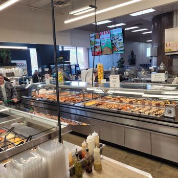 Shop & Save Market - Hot bar and salad bar. Soup bar in the background. - Grocery Near Me - Chicago, Illinois Shop & Save Market - Hot bar and salad bar. Soup bar in the background. - Grocery Near Me - Chicago, Illinois