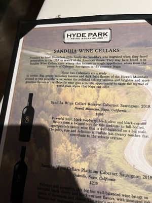 Menu photo 6 Hyde Park Prime Steakhouse Northville, MI