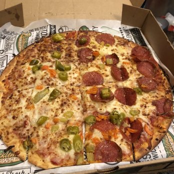 Pickleman's Gourmet Cafe - Pepperoni & Giardiniera Pizza - Pizza Near Me - St. Charles, Missouri Pickleman's Gourmet Cafe - Pepperoni & Giardiniera Pizza - Pizza Near Me - St. Charles, Missouri
