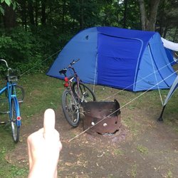 Port Burwell Provincial Park - Our campsite