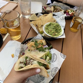 Taberna Street Tacos - Chorizo taco, guac, Camarones (Crispy Shrimp), Al Pastor (Grilled Pork), pork belly tacos - Mexican Near Me - Minneapolis, Minnesota