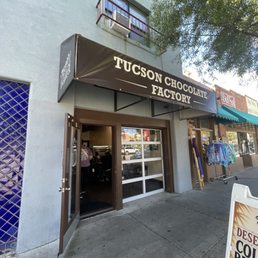Exterior outside entrance of Tucson Chocolate Factory - Tucson, Arizona Exterior outside entrance of Tucson Chocolate Factory - Tucson, Arizona
