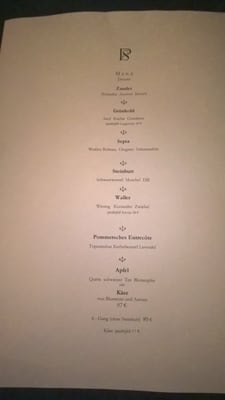 Menu photo 1 Pauly Saal Berlin, BE