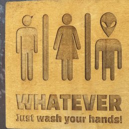 Bathroom signage Bathroom signage