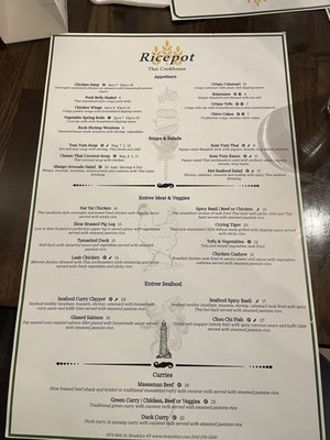 Menu photo 6 Ricepot Thai Cookhouse Brooklyn, NY Menu photo 6 Ricepot Thai Cookhouse Brooklyn, NY