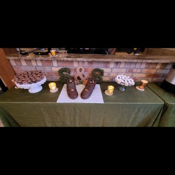 Cakes By Tiffanie - Groom's cake at wedding venue - Custom Cakes Near Me Cakes By Tiffanie - Groom's cake at wedding venue - Custom Cakes Near Me