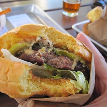 Gotts Roadside - blue cheese burger - Burgers Near Me - Napa, California Gotts Roadside - blue cheese burger - Burgers Near Me - Napa, California