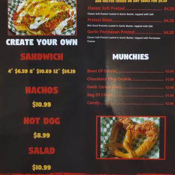 Maui Wowie Shack - One side of the menu - Sandwiches Near Me - San Diego, California Maui Wowie Shack - One side of the menu - Sandwiches Near Me - San Diego, California