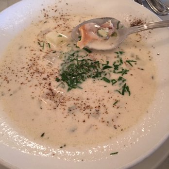 Neptune Oyster - Clam chowdaa! Pieces of whole clams. Soup is a little thin. - Seafood Near Me - Boston, Massachusetts Neptune Oyster - Clam chowdaa! Pieces of whole clams. Soup is a little thin. - Seafood Near Me - Boston, Massachusetts