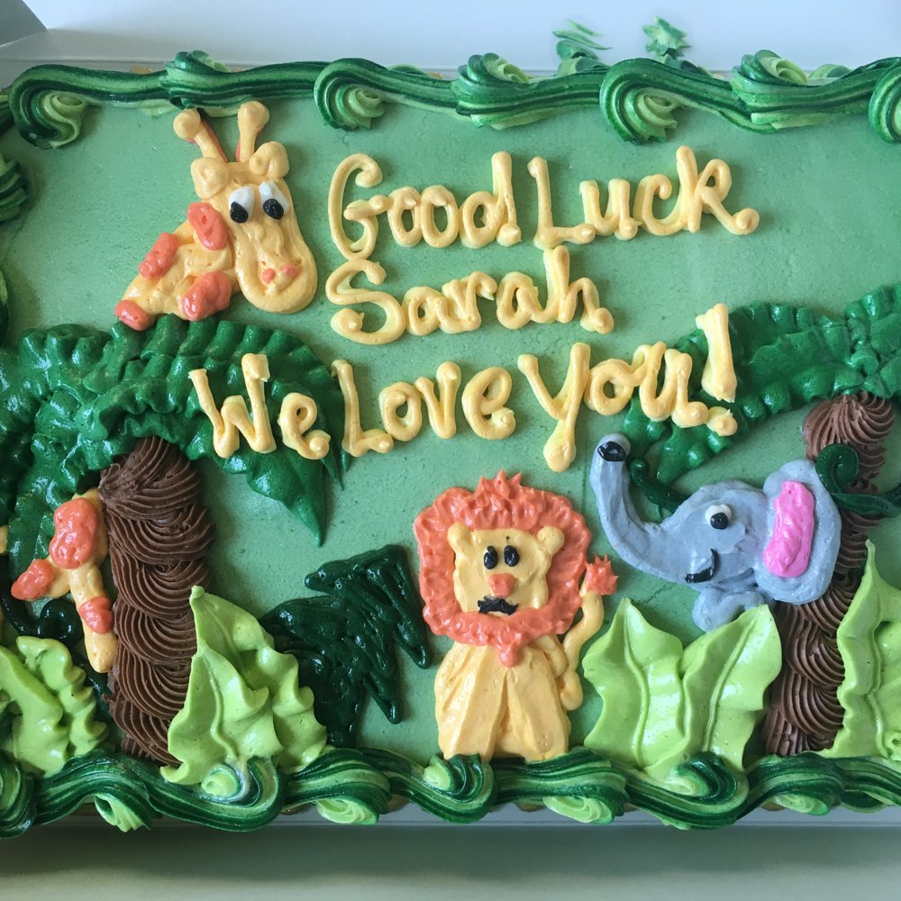 This is the adorable cake I ordered from the bakery! This is the adorable cake I ordered from the bakery!