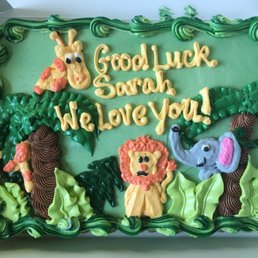 This is the adorable cake I ordered from the bakery!