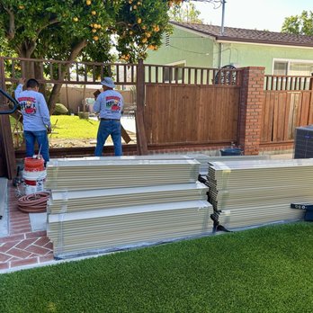 Fantastic Vinyl Fencing - Removal of old rotted wood fence - Decks & Railing Near Me - Baldwin Park, California Fantastic Vinyl Fencing - Removal of old rotted wood fence - Decks & Railing Near Me - Baldwin Park, California