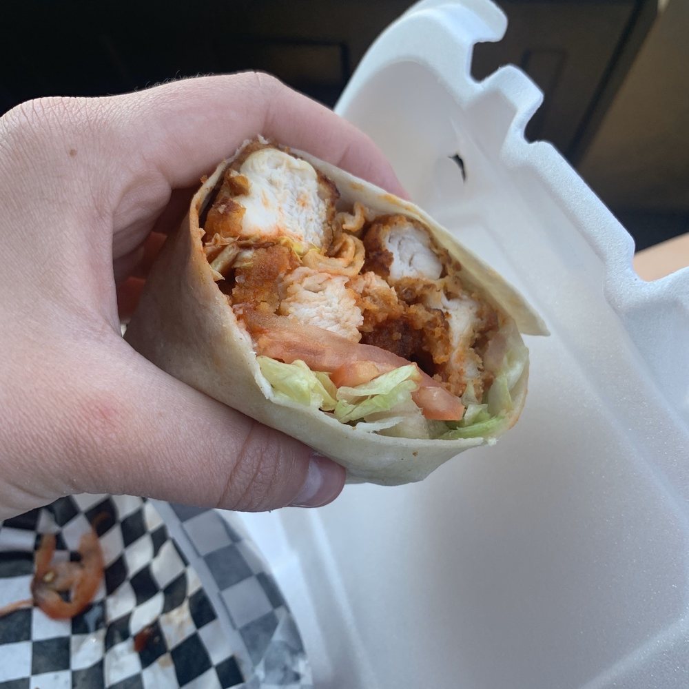 Honey Sriracha Chicken Wrap Honey Sriracha Chicken Wrap