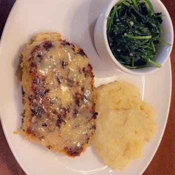 King's Fish House - Tempe - Macadamia crusted halibut mashed potatoes and spinach - Seafood Near Me - Tempe, Arizona