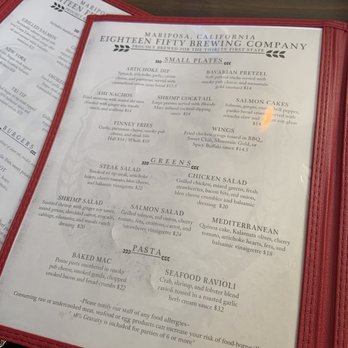 1850 Restaurant - American Near Me - Mariposa, California
