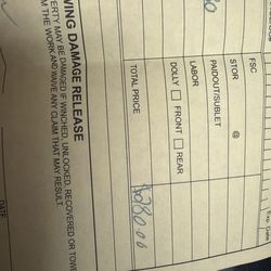 AAA Kentucky Automobile Club - Receipt of $280 from the Tow