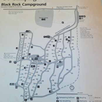 Black Rock Canyon - Black Rock Campground site map - Hiking Near Me - Yucca Valley, California