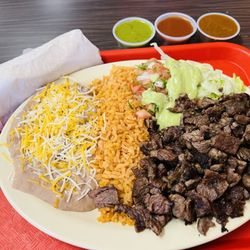 Alibertos Mexican Food - #4 Asada Plate