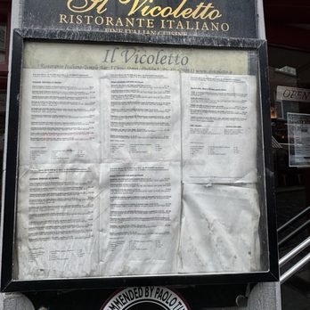 IL Vicoletto - Menu - Italian Near Me - Temple Bar, D IL Vicoletto - Menu - Italian Near Me - Temple Bar, D