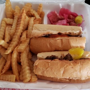 Paros Chicken - Cheese Steak Sandwich Combo - Mediterranean Near Me - Los Angeles, California Paros Chicken - Cheese Steak Sandwich Combo - Mediterranean Near Me - Los Angeles, California