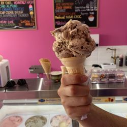 Ice Cream Squad - Mocha ice cream in a cone