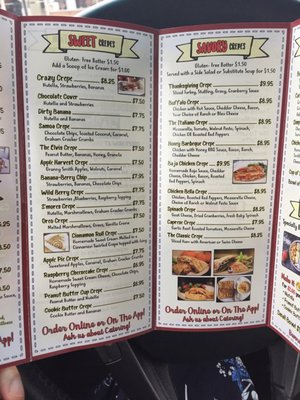 Menu photo 1 Crazy Crepe Cafe Lake Ronkonkoma, NY Menu photo 1 Crazy Crepe Cafe Lake Ronkonkoma, NY