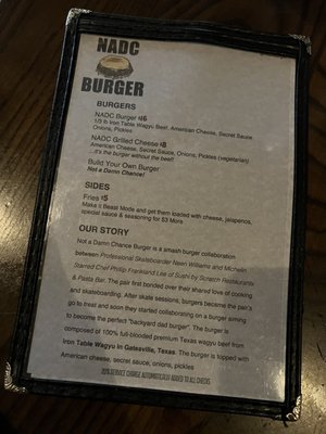 Menu photo 6 The Drop In Chicago, IL