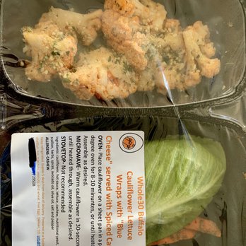 Five Eggs - buffallo cauliflower lettuc wraps. My first order of business after writing this review. These look incredible. - Food Delivery Services Near Me