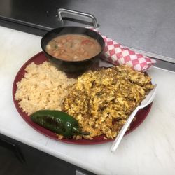 Taqueria La Jarochita - Huevos con chorizo